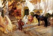 unknow artist Arab or Arabic people and life. Orientalism oil paintings 337 Germany oil painting artist